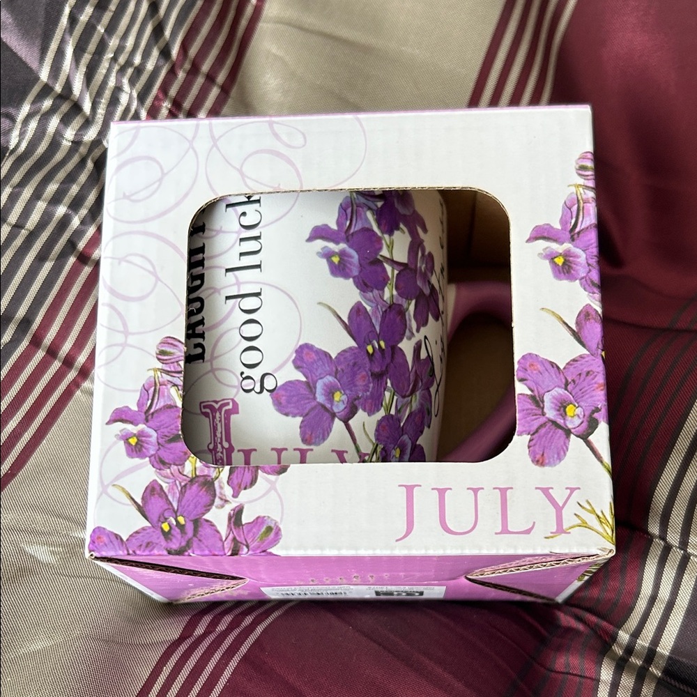 Floral Purple Mug